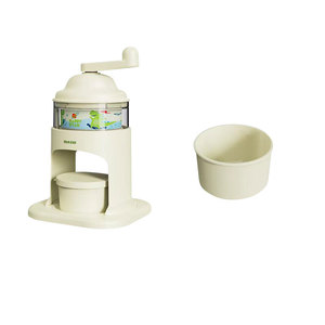 Machine à glace pilée manuelle portable à manivelle pour usage domestique avec lames cachées, sûre pour les enfants - Product Image 2