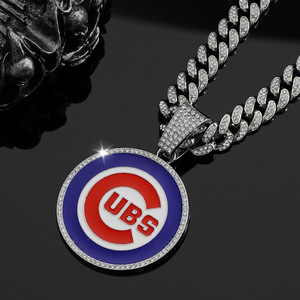 Nhà Sản Xuất Tùy Chỉnh Cubs Chuỗi Vòng Cổ Bóng Chày Đội Logo Quyến Rũ Mặt Dây Chuyền Trang Sức Cho Người Đàn Ông Người hâm mộ Thành Viên Đội Quà Tặng - Product Image 6