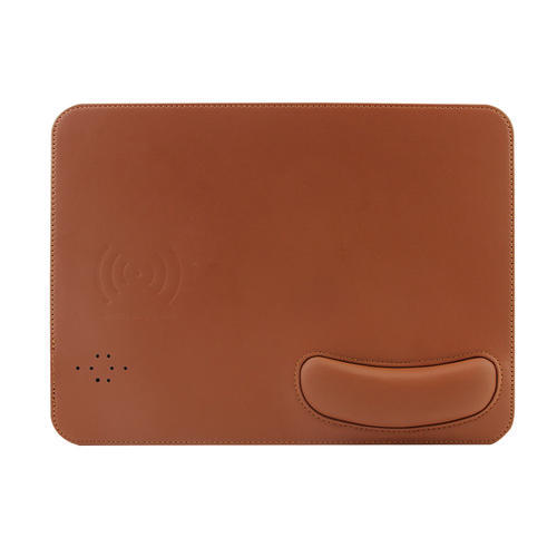 Premium Leather Mouse Pad Mat Mousepad with Rest Wrist Support for Office/Home/PC, Laptop