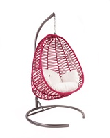 Bonne qualité plusieurs couleurs intérieur extérieur balançoire chaise suspendue Patio jardin nid d'oiseau balançoire oeufs chaises