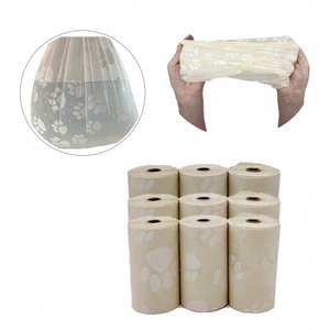 Bolsas de Basura Biodegradables 100% PLA, Bolsas para Excremento de Perro con Logotipo Personalizado Impreso en Serigrafía - Product Image 5