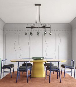 <span class=keywords><strong>Lampadario</strong></span> a sfera in vetro moderno fatto a mano <span class=keywords><strong>con</strong></span> paralume in vetro smerigliato per interni lampada a sospensione per sala da letto soggiorno - Product Image 3