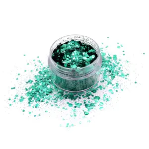 Glitter Wajah Tubuh Kualitas Tinggi Penghilang Bau, Kosmetik Wajah Bio Terdegradasi Glitter Mudah Terurai untuk Riasan Kuku Wajah