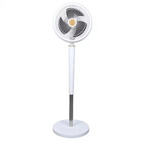 Ventilateur de circulation sur pied en plastique blanc de 10 pouces, haute vitesse, 3 vitesses, pour usage domestique, avec interrupteur rotatif