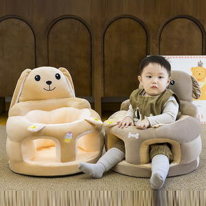 Venta al por mayor bebé aprendiendo a sentarse silla, asiento de piso elevador de felpa <span class=keywords><strong>con</strong></span> respaldo y diseño anticaída para soporte Espinal Infantil - Product Image 3