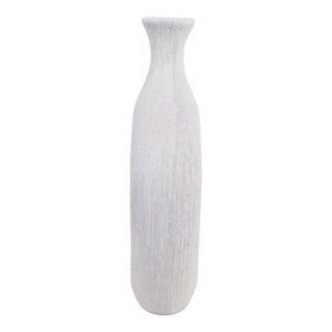Vaso in Ceramica Ovale con Ritagli, Alto, Moderno, Decorativo per Soggiorno, Camera da Letto, Ufficio, Tavolo d'Appoggio - Product Image 4