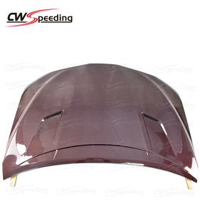 CWS STYLE RED CARBON FIBER <strong>ENGINE</strong> HOOD BONNET for 2018 TOYOTA CAMRY BODY KIT - Product Image 3