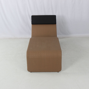 <span class=keywords><strong>Tumbona</strong></span> de Ratán Sintético Marrón para Exteriores, Ideal para Hoteles y Piscinas, <span class=keywords><strong>Tumbona</strong></span> Individual para Tomar el Sol - Product Image 4