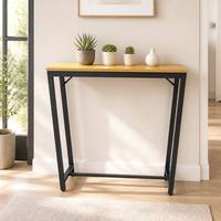 Table console étroite facile à nettoyer, petite table d'entrée, table fine, table d'appoint pour canapé, pour salon