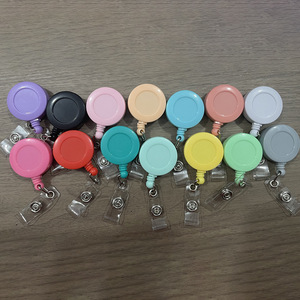 Custom Metal Keychain Pull With Logo <b>Id</b> Department Brand Name <b>Holder</b> Scroll School Student Office Nurse Badge Reel - Product Image 6