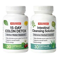 Solution de détoxification et de nettoyage intestinal en 15 jours OEM/ODM, capsules pour la santé digestive des adultes, favorise la santé globale et booste l'énergie