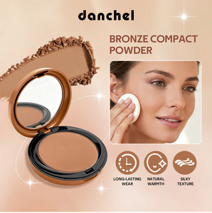 Poudre bronzante foncée 6 couleurs, fond de teint pour peaux foncées, anti-brillance, correcteur, éclaircissant pour le visage, crée un <span class=keywords><strong>maquillage</strong></span> 3D avec effet d'ombre et de lumière - Product Image 2
