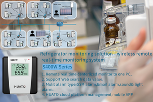 Temperatur-und Feuchtigkeit daten schreiber wird auf der Plattform des Überwachungs systems auf gezeichnet, wenn der Kühlschrank gekühlt wird - Product Image 3