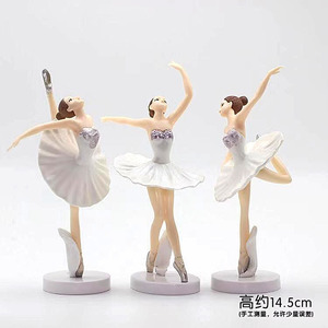 <span class=keywords><strong>Ballet</strong></span> Girl Topper para tarta de feliz cumpleaños adornos Material niña juguete muñeca bailando plástico hornear cumpleaños fresco Día de la madre - Product Image 6