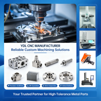 Pièces métalliques de précision personnalisées, services d'usinage CNC à 3/4/5 axes, prototypes rapides, y compris l'alliage d'aluminium et l'acier inoxydable