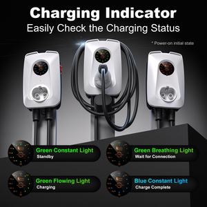 Cargador Solar para Vehículos Eléctricos FYEW18 Nuevo de 7kW Tipo 2, Estación de Carga de 32A con Soporte para Enchufe - Product Image 5