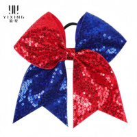 Nouvel Arrivage Nœud de Cheerleading en Tulle Moelleux Couleur Unie pour la Vente en Gros, pour Compétitions Sportives et Utilisation en Équipe
