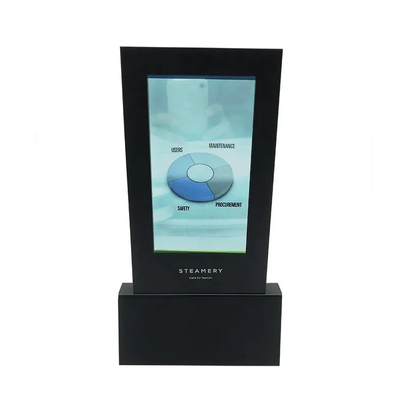 Artificial Handmade Acrylic 7"Pos Video Display In Store,Lcd Video Display ,Lcd Brochure Holder Display Stand