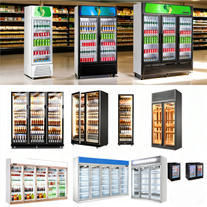 Réfrigérateur <span class=keywords><strong>professionnel</strong></span> d'affichage vertical de porte en verre de luxe Réfrigérateur 470 litres 350l pour le refroidisseur de boisson à la boutique à vendre - Product Image 6