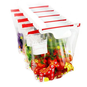 ถุงเก็บอาหารแบบใช้ซ้ำได้ ถุงพลาสติก PE หลายชั้นสำหรับจัดระเบียบตู้เย็น - Product Image 2