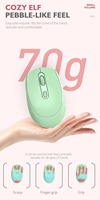 Accessoires informatiques cadeau souris sans fil verticale ergonomique 2.4g souris portable sans fil optique pour ordinateur portable tablette pc ordinateur portable