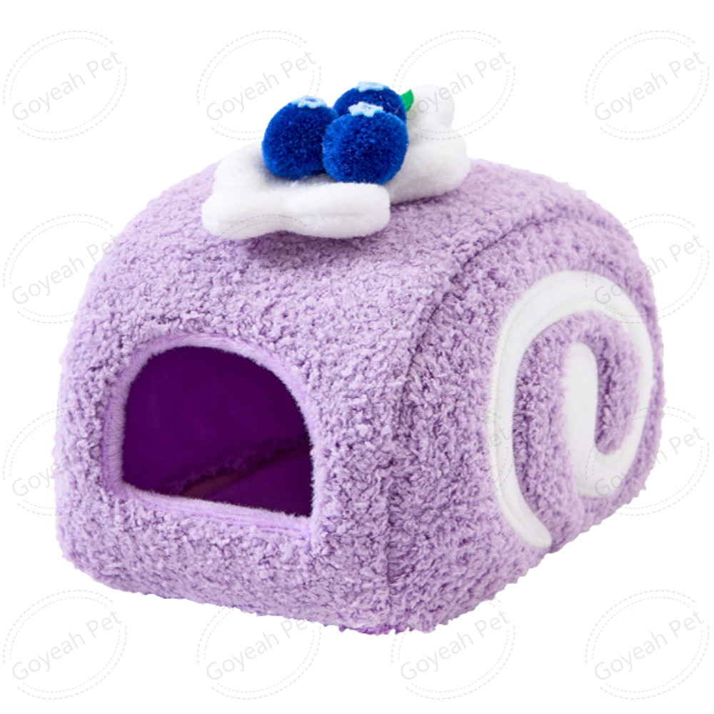 Torta di mirtilli viola