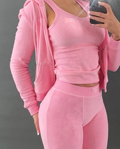 Camicie di flanella a forma di reggiseno canotta per <span class=keywords><strong>donna</strong></span> Leggings da <span class=keywords><strong>donna</strong></span> <span class=keywords><strong>rosa</strong></span> Leggings da <span class=keywords><strong>donna</strong></span> a vita alta tute semplici per la stampa - Product Image 1