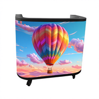 Écran LED de comptoir de bar intérieur P2.9 P3.9, taux de rafraîchissement élevé 7680Hz, écran LED pour cabine DJ, table DJ GOB, mur vidéo LED pour boîte de nuit