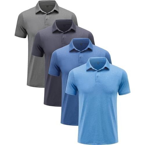 4 Pack Dark Grey Navy Light Blue Milddle Blue