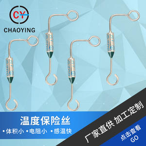 Fusible thermique métallique Cy240 10A à sortie axiale, à action lente, non indicatif, petite taille, pour protection thermique - Product Image 5