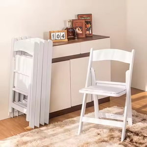 Fabrika doğrudan gladyatör sandalye taşınabilir beyaz reçine katlanır sandalye parti etkinlikleri düğün için sıcak satış plastik otel mobilya - Product Image 4