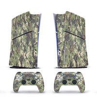 Vente en gros de stickers anti-rayures en vinyle pour la console Playstation 5 PS5 Slim Disc et la manette, protection intégrale