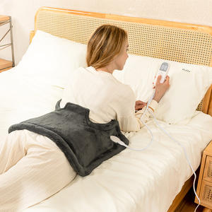 Coussin chauffant électrique en micro-peluche, coussin chauffant pour le cou et les épaules, température contrôlée, 120V 230V pour un usage domestique - Product Image 4