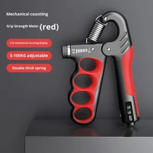 Fortalecedor de Pegada Ajustável com Cinco Dedos e Cabo Antiderrapante para Treinamento de Força e Recuperação Muscular para Homens e Mulheres - Product Image 1