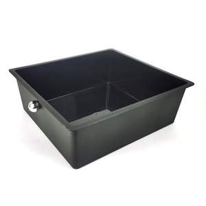 Desktop <b>Storage</b> <b>Drawer</b> Organizer <b>Box</b> Rectangle Black Plastic Stackable Office Desk Organizer Neatening <b>Storage</b> Cabinet - Product Image 2