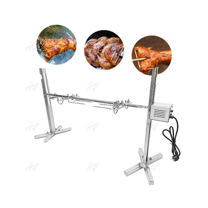 Ngoài trời mở lửa điện nướng thịt cừu nướng lợn nấu ăn thép không gỉ nhổ rang xay nướng BBQ - Product Image 3