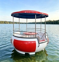 Bateau barbecue électrique de haute qualité pour jeux aquatiques, idéal pour les fêtes, bateau donut de loisirs, prix usine