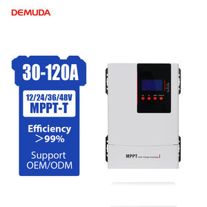 Panneau de commande DEMUDA, contrôleur de charge solaire MPPT 60A 100A 12V 24V 48V 96V, régulateur de charge solaire MPPT pour système solaire - Product Image 1