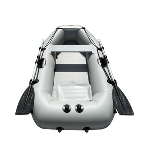 B200-3 <span class=keywords><strong>Bateau</strong></span> pneumatique pour 2 personnes 6,56 pieds Kayak de pêche en PVC <span class=keywords><strong>200</strong></span> cm Plancher en matelas pneumatique Luxe Pêcheur Canot rigide à rames Dinghy - Product Image 3