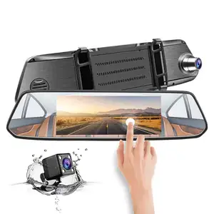 7-Inch Dual DVR Car Camera Auto Vox Rearview Mirror Car Black Box Dash Cam
