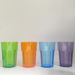 Verres à whisky et à bière de style américain Gibraltar octogonaux sans BPA de marque SAN, directement de l'usine - Product Image 1