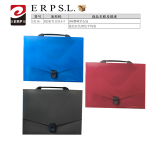 Sacchetti di plastica cavi per la conservazione, blu, rossi, neri, misti, in materiale 304, con maniglia, per uso in ufficio - Product Image 1