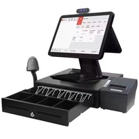 Sistema POS Todo en Uno con Android 11, Impresora de Facturación para Restaurantes y Comercios, Terminal Punto de Venta Táctil, Caja Registradora