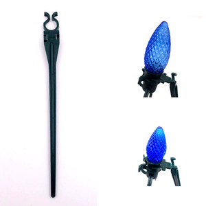 <span class=keywords><strong>Support</strong></span> de jardin de 7,5 pouces pour guirlandes lumineuses C9 C7, crochets de <span class=keywords><strong>gouttière</strong></span> et piquets de sol verts de 7,5 pouces - Product Image 6