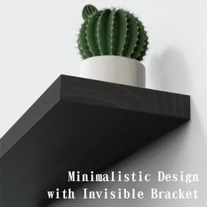 Sıcak satış yüzen duvar rafları 3 set ahşap duvara monte depolama raf duvar rafı - Product Image 3