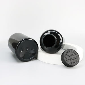 Flacon de médicament noir 250cc en plastique noir, flacon en PET, pot vide pour pilules, flacons pour capsules avec bouchon à sécurité enfant - Product Image 5