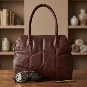 Bolso de Mano Tipo Clutch, Hecho a Mano, de Cuero Genuino, Ecológico, Resistente, Suave, Impermeable, Ligero, de Gran Capacidad, Portátil, para Llevar Cruzado - Product Image 2