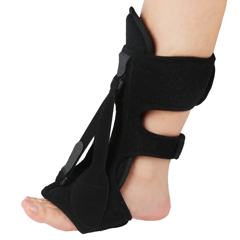 Plantar fasiit gece ateli ayak desteği Brace ayarlanabilir ayak sabitleyici Unisex uyar sağ veya sol için ayak bileği brace