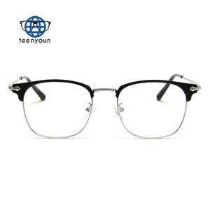 Teenyoun Half Frame Flat Mirror Frame Eyewear Holder <strong>Face</strong> Rimless Optical Gold <strong>Beautiful</strong> Glasses Frames Wholesale - Product Image 2