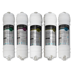 Cartucho de Filtro de Carbón Activado de 5 Etapas Personalizado, 10 Pulgadas, Estilo Coreano, Algodón PP, Conexión Rápida Pre y Post para Agua - Product Image 3